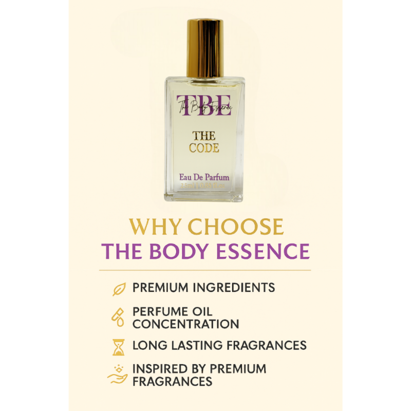 TheCode Luxury Perfume for Men's 25ml - Image 3